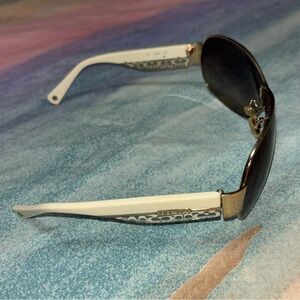 Coach Sunglasses Women Leanne S566 Golden White